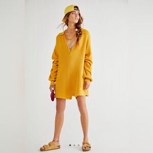 Free People Yellow Jumpsuit Romper